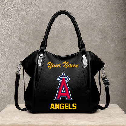 LIMITED EDITION - NEW CUSTOMIZED MLB27 LAA LOS ANGELES ANGELS SHOULDER HANDBAG