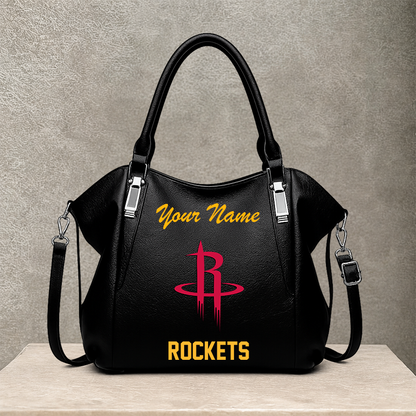 LIMITED EDITION - NEW CUSTOMIZED NBA07 HRO HOUSTON ROCKETS SHOULDER HANDBAG