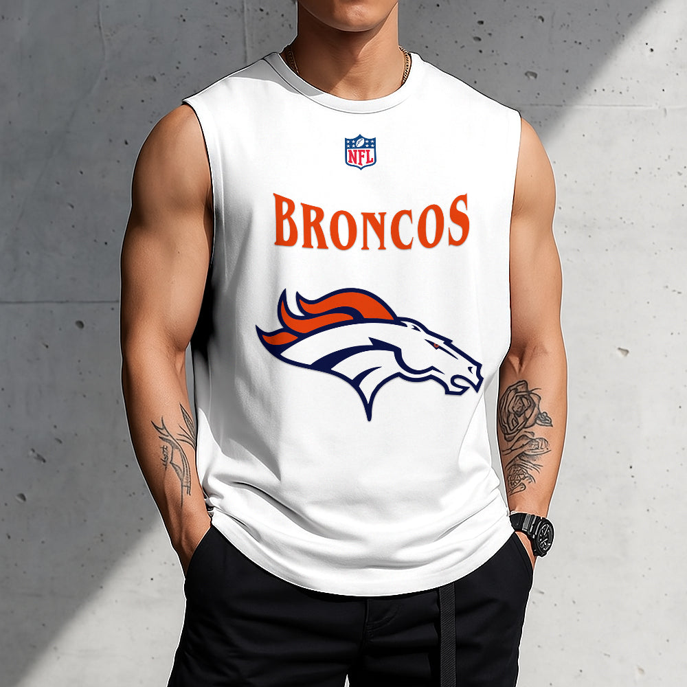 LIMITED EDITION - NEW CUSTOMIZED NFL13 DVB DENVER BRONCOS TANKTOP & GYM SHIRT