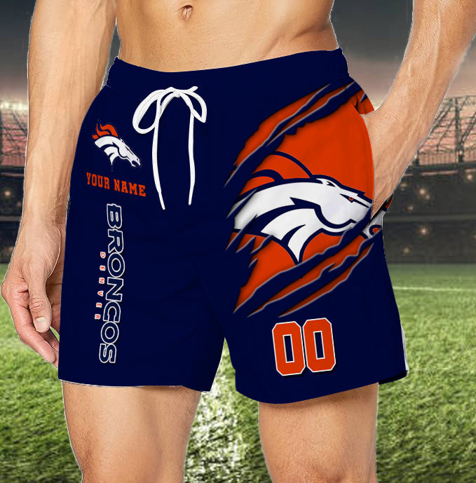 LIMITED EDITION - NEW PREMIUM NFL13 DVB DENVER BRONCOS SHORT PANTS