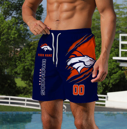 LIMITED EDITION - NEW PREMIUM NFL13 DVB DENVER BRONCOS SHORT PANTS