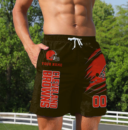 LIMITED EDITION - NEW PREMIUM NFL29 CLB CLEVELAND BROWNS SHORT PANTS