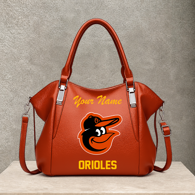 LIMITED EDITION - NEW CUSTOMIZED MLB25 BOS BALTIMORE ORIOLES SHOULDER HANDBAG