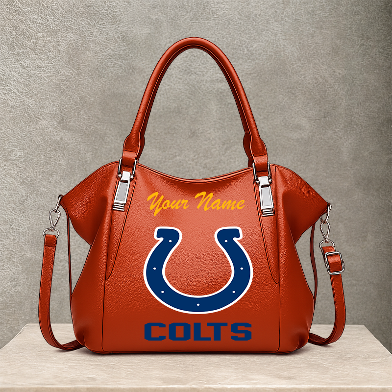 LIMITED EDITION - NEW CUSTOMIZED NFL17 IDC INDIANAPOLIS COLTS SHOULDER HANDBAG