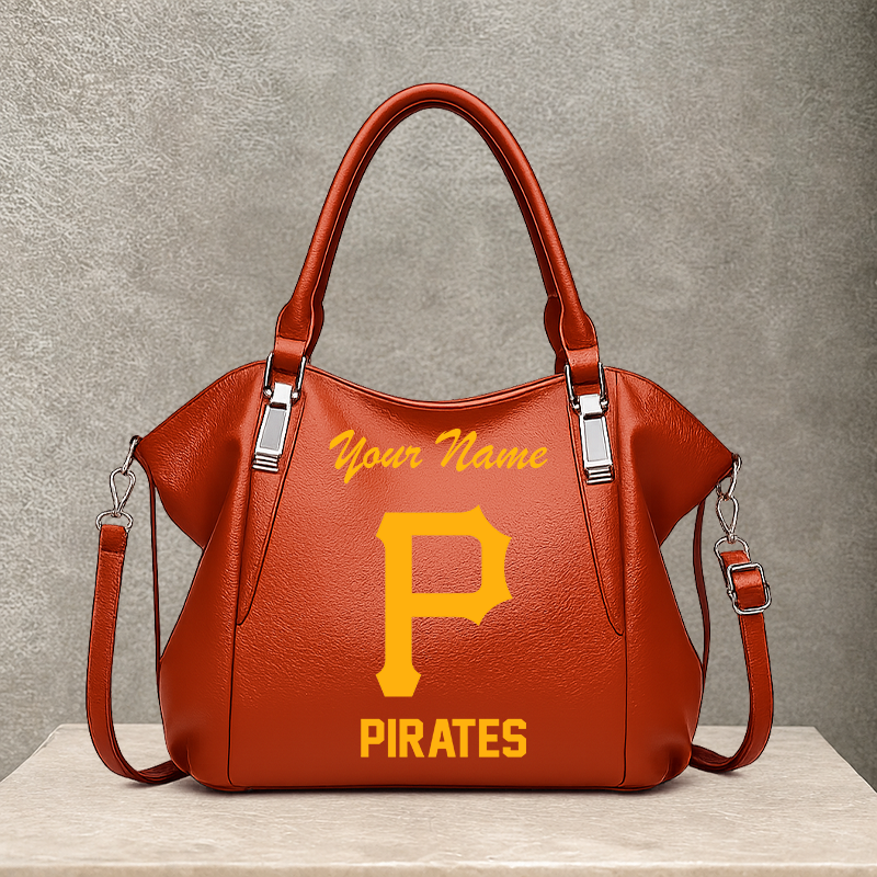 LIMITED EDITION - NEW CUSTOMIZED MLB29 PHP PITTSBURGH PIRATES SHOULDER HANDBAG