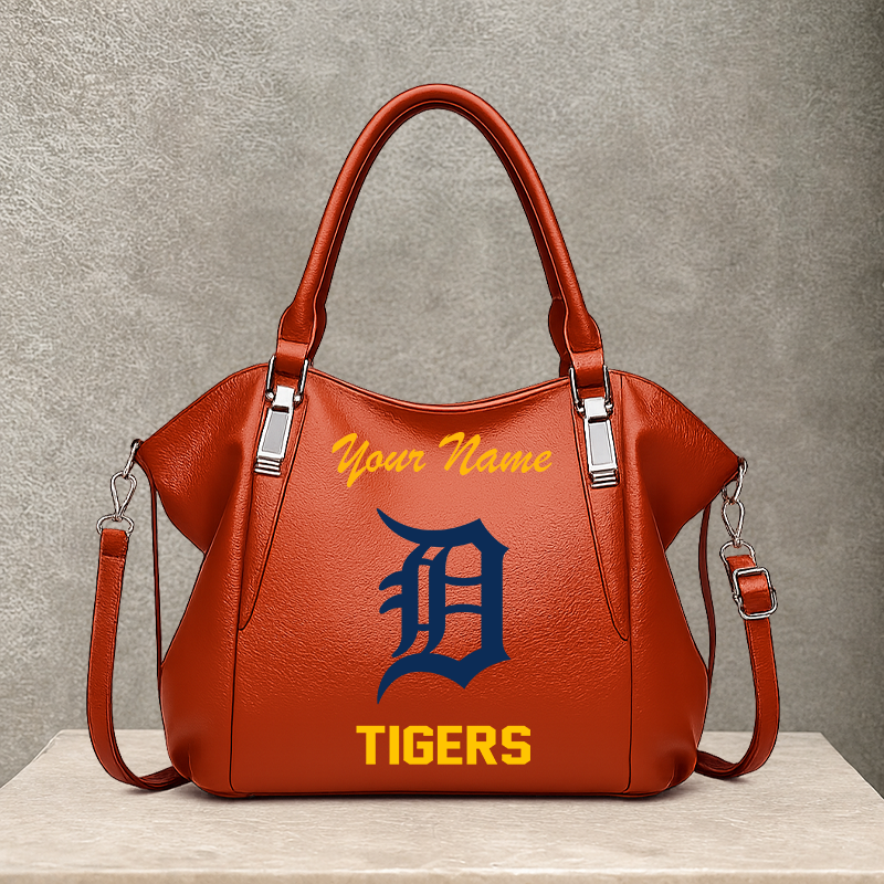 LIMITED EDITION - NEW CUSTOMIZED MLB16 DTS DETROIT TIGERS SHOULDER HANDBAG