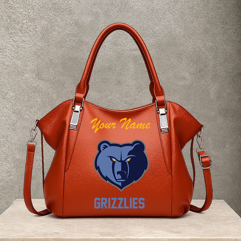 LIMITED EDITION - NEW CUSTOMIZED NBA13 MGR MEMPHIS GRIZZLIES SHOULDER HANDBAG