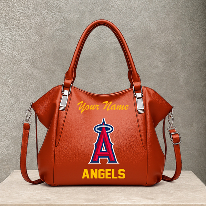 LIMITED EDITION - NEW CUSTOMIZED MLB27 LAA LOS ANGELES ANGELS SHOULDER HANDBAG