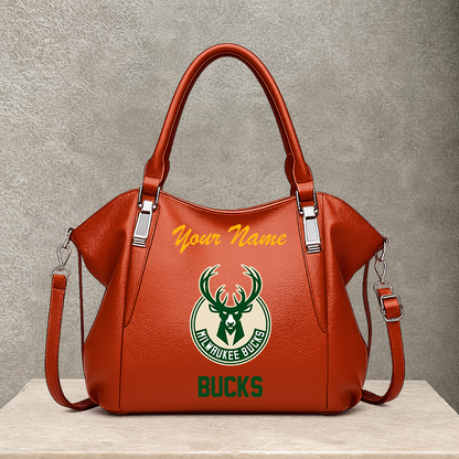 LIMITED EDITION - NEW CUSTOMIZED NBA11 MBU MILWAUKEE BUCKS SHOULDER HANDBAG