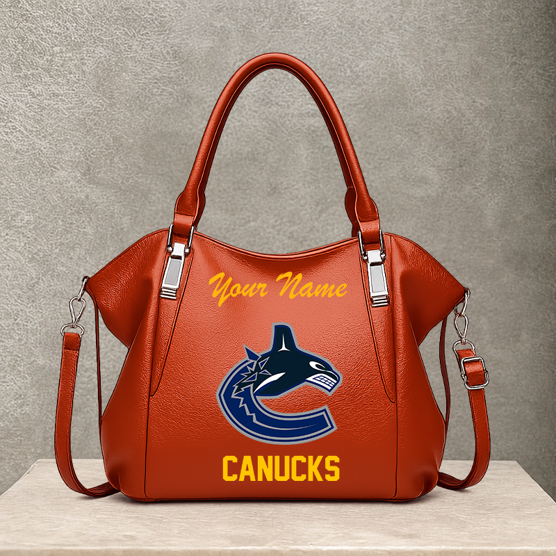 LIMITED EDITION - NEW CUSTOMIZED NHL19 VCC VANCOUVER CANUCKS SHOULDER HANDBAG