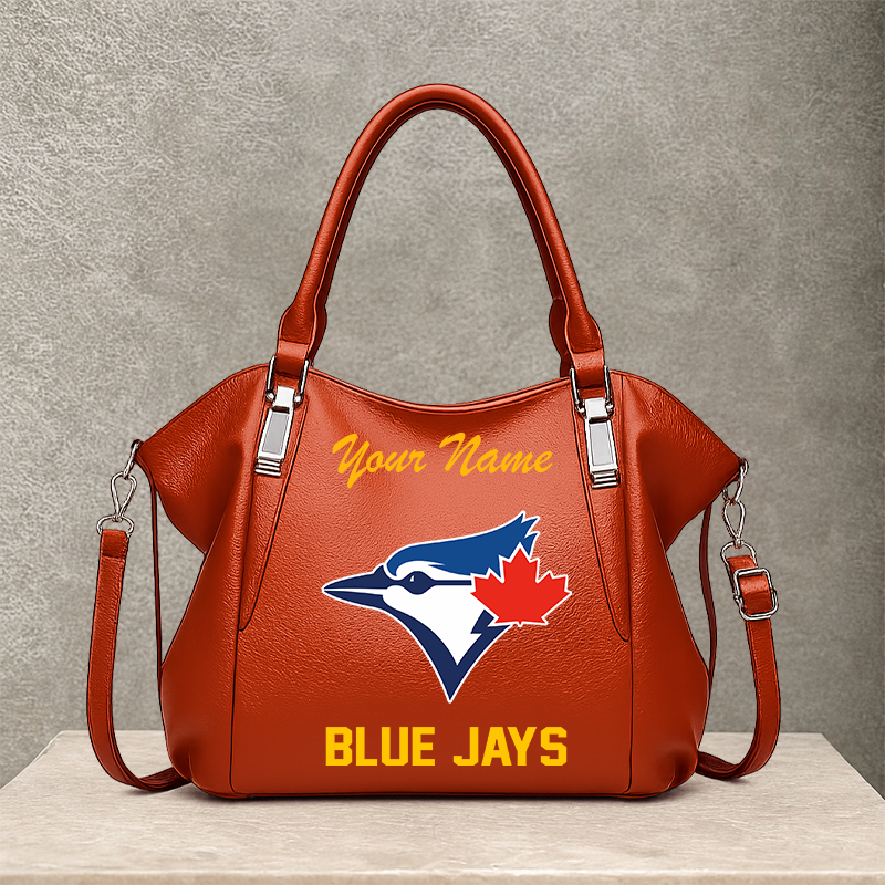LIMITED EDITION - NEW CUSTOMIZED MLB12 TBJ TORONTO BLUE JAYS SHOULDER HANDBAG
