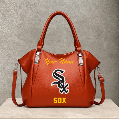 LIMITED EDITION - NEW CUSTOMIZED MLB26 CWS CHICAGO WHITE SOX SHOULDER HANDBAG