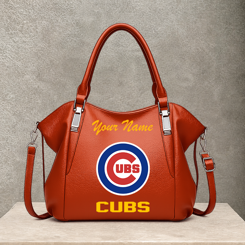 LIMITED EDITION - NEW CUSTOMIZED MLB04 CCS CHICAGO CUBS SHOULDER HANDBAG