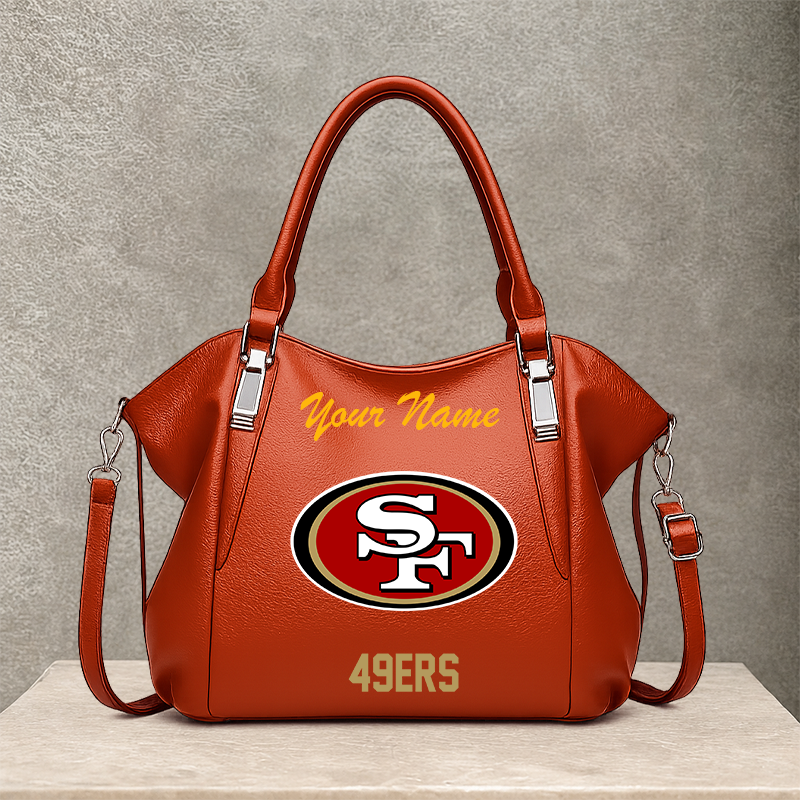 LIMITED EDITION - NEW CUSTOMIZED NFL11 SF49 SAN FRANCISCO 49ERS SHOULDER HANDBAG