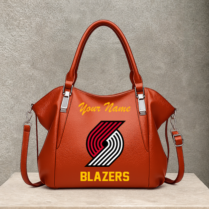 LIMITED EDITION - NEW CUSTOMIZED NBA22 PTB PORTLAND TRAIL BLAZERS SHOULDER HANDBAG