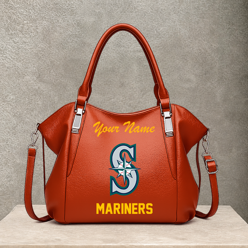 LIMITED EDITION - NEW CUSTOMIZED MLB14 SMS SEATTLE MARINERS SHOULDER HANDBAG