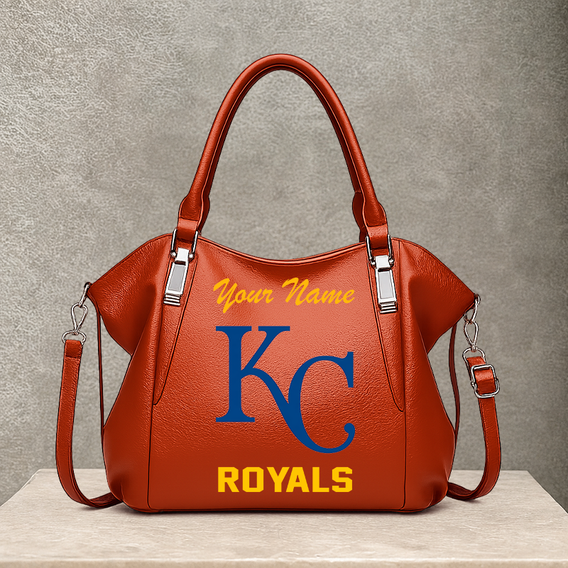 LIMITED EDITION - NEW CUSTOMIZED MLB19 KCR KANSAS CITY ROYALS SHOULDER HANDBAG