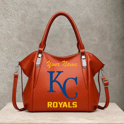 LIMITED EDITION - NEW CUSTOMIZED MLB19 KCR KANSAS CITY ROYALS SHOULDER HANDBAG