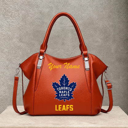 LIMITED EDITION - NEW CUSTOMIZED NHL23 TML TORONTO MAPLE LEAFS SHOULDER HANDBAG