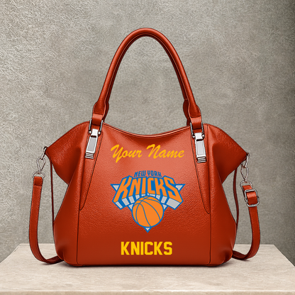 LIMITED EDITION - NEW CUSTOMIZED NBA04 NYK NEW YORK KNICKS SHOULDER HANDBAG
