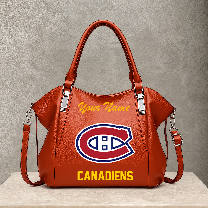 LIMITED EDITION - NEW CUSTOMIZED NHL11 MCD MONTREAL CANADIENS SHOULDER HANDBAG