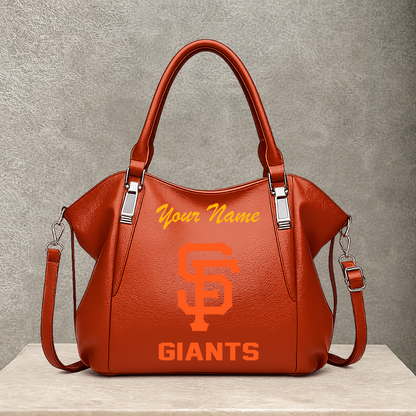 LIMITED EDITION - NEW CUSTOMIZED MLB06 SFG SAN FRANCISCO GIANTS SHOULDER HANDBAG