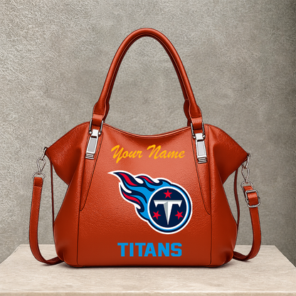 LIMITED EDITION - NEW CUSTOMIZED NFL31 TST TENNESSEE TITANS SHOULDER HANDBAG