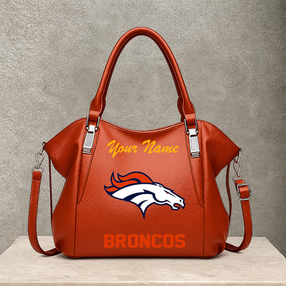 LIMITED EDITION - NEW CUSTOMIZED NFL13 DVB DENVER BRONCOS SHOULDER HANDBAG