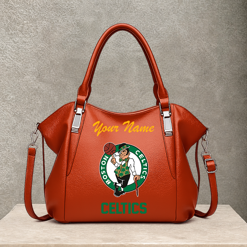 LIMITED EDITION - NEW CUSTOMIZED NBA03 BCE BOSTON CELTICS SHOULDER HANDBAG