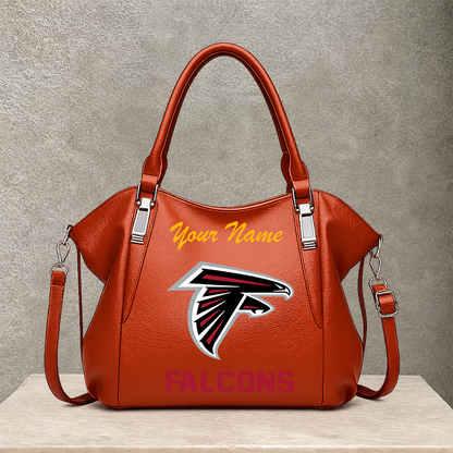 LIMITED EDITION - NEW CUSTOMIZED NFL18 ATF ATLANTA FALCONS SHOULDER HANDBAG
