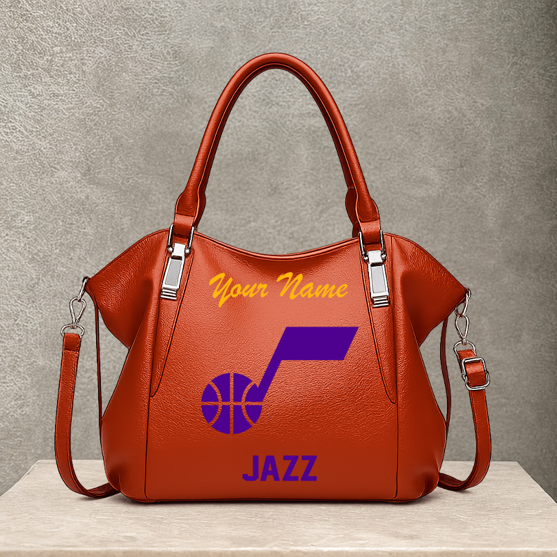 LIMITED EDITION - NEW CUSTOMIZED NBA29 UJZ UTAH JAZZ SHOULDER HANDBAG