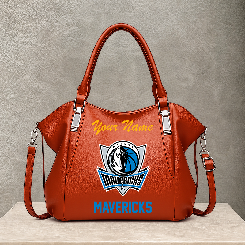 LIMITED EDITION - NEW CUSTOMIZED NBA18 DMA DALLAS MAVERICKS SHOULDER HANDBAG