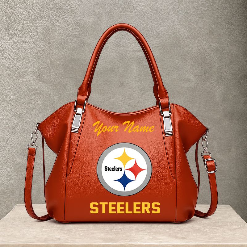 LIMITED EDITION - NEW CUSTOMIZED NFL14 PSB PITTSBURGH STEELERS SHOULDER HANDBAG
