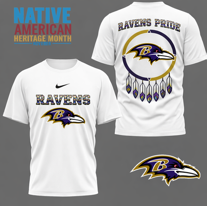 LIMITED EDITION - NEW CUSTOMIZED NFL28 BTR BALTIMORE RAVENS 3D SHIRT