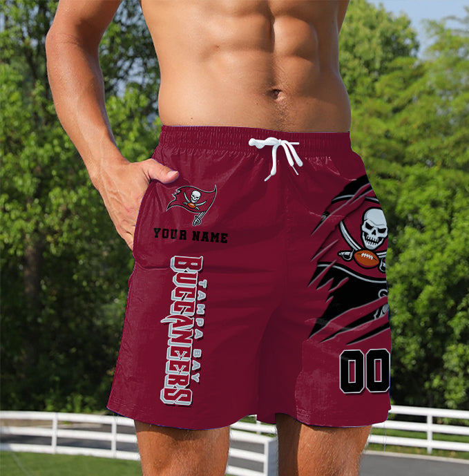 LIMITED EDITION - NEW PREMIUM NFL10 TBB TAMPA BAY BUCCANEERS SHORT PANTS