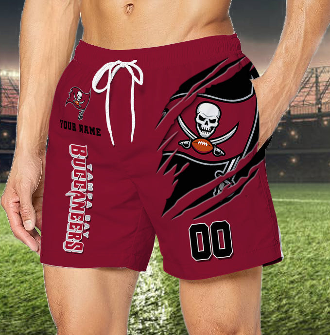 LIMITED EDITION - NEW PREMIUM NFL10 TBB TAMPA BAY BUCCANEERS SHORT PANTS
