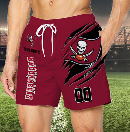 LIMITED EDITION - NEW PREMIUM NFL10 TBB TAMPA BAY BUCCANEERS SHORT PANTS