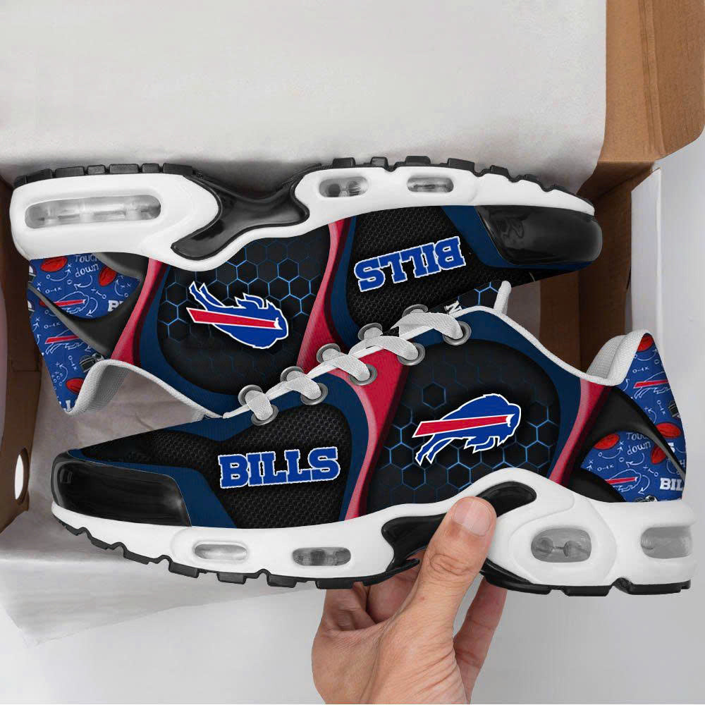 LIMITED EDITION - NEW CUSTOMIZED NFL03 BFB BUFFALO BILLS UNISEX AIR MAX PLUS SNEAKERS