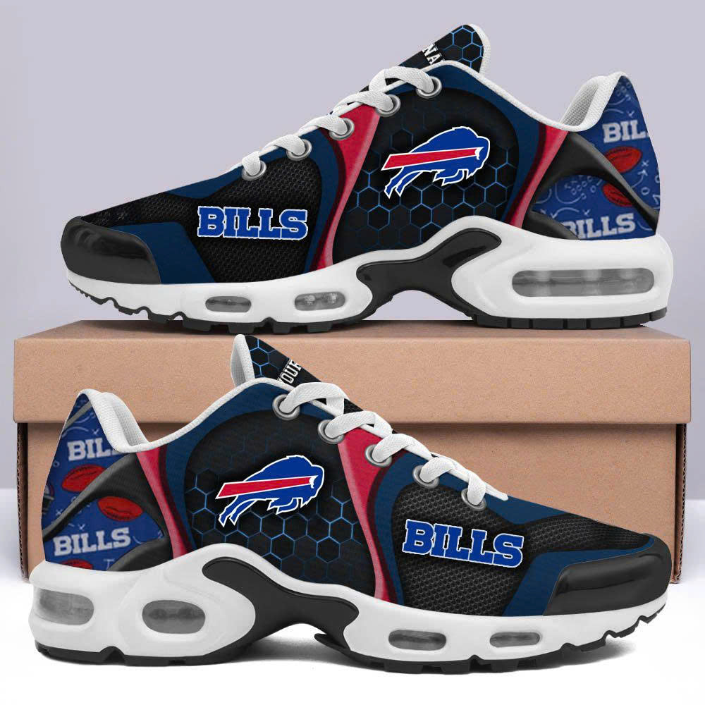 LIMITED EDITION - NEW CUSTOMIZED NFL03 BFB BUFFALO BILLS UNISEX AIR MAX PLUS SNEAKERS