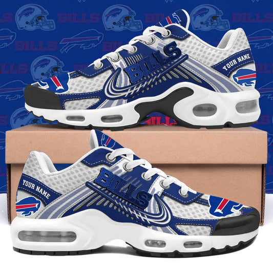 LIMITED EDITION - NEW CUSTOMIZED NFL03 BFB BUFFALO BILLS UNISEX AIR MAX PLUS SNEAKERS
