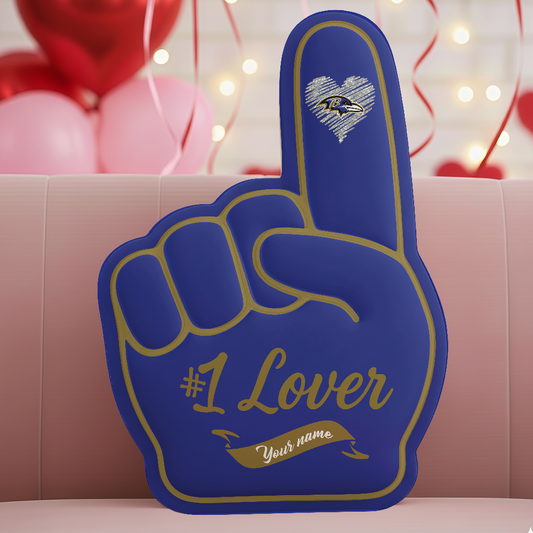 LIMITED EDITION - NEW CUSTOMIZED NFL28 BTR BALTIMORE RAVENS 3D BODY PILLOW