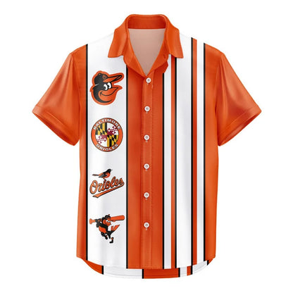 LIMITED EDITION - NEW CUSTOMIZED MLB25 BOS BALTIMORE ORIOLES UNISEX HAWAIIAN SHIRT