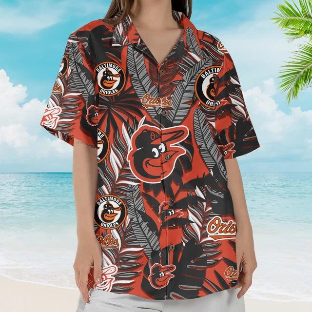 LIMITED EDITION - NEW CUSTOMIZED MLB25 BOS BALTIMORE ORIOLES UNISEX HAWAIIAN SHIRT