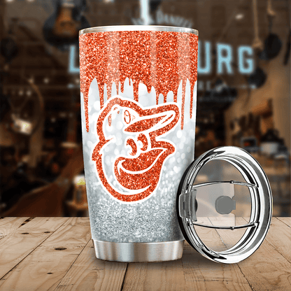 LIMITED EDITION - NEW CUSTOMIZED MLB25 BT ORIOLES TUMBLER CUP