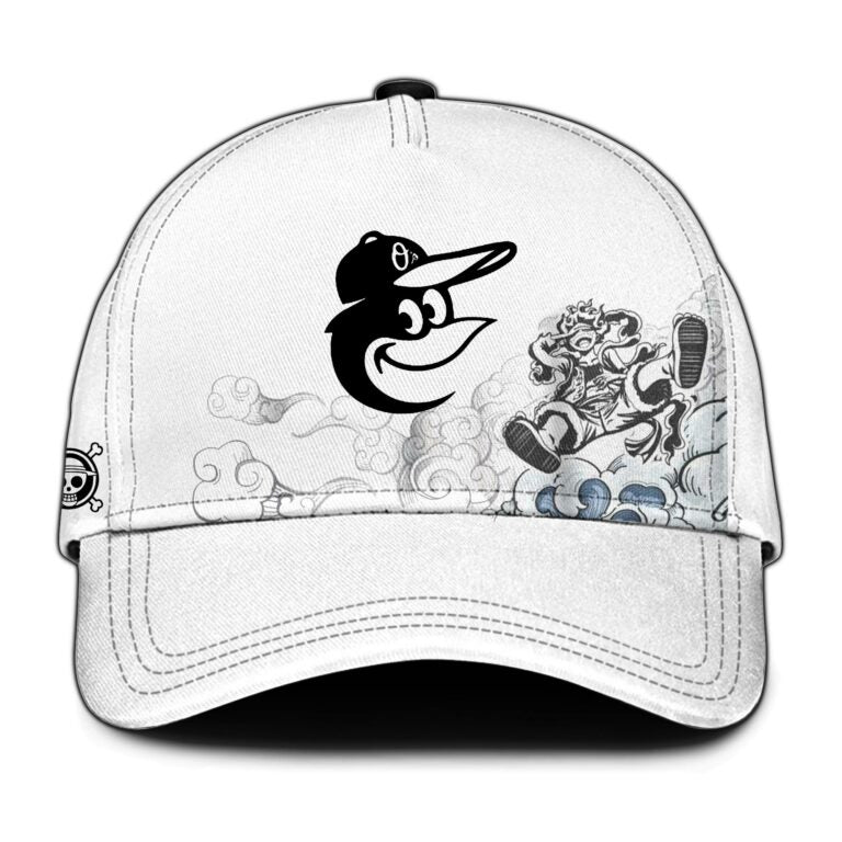 LIMITED EDITION - NEW CUSTOMIZED MLB25 BOS BALTIMORE ORIOLES x ONE PIECE BASEBALL JERSEY & CAP