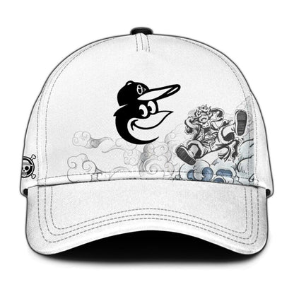 LIMITED EDITION - NEW CUSTOMIZED MLB25 BOS BALTIMORE ORIOLES x ONE PIECE BASEBALL JERSEY & CAP