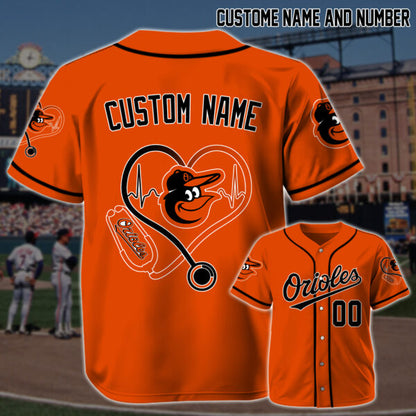 LIMITED EDITION - NEW CUSTOMIZED MLB25 BT ORIOLES BASEBALL JERSEY
