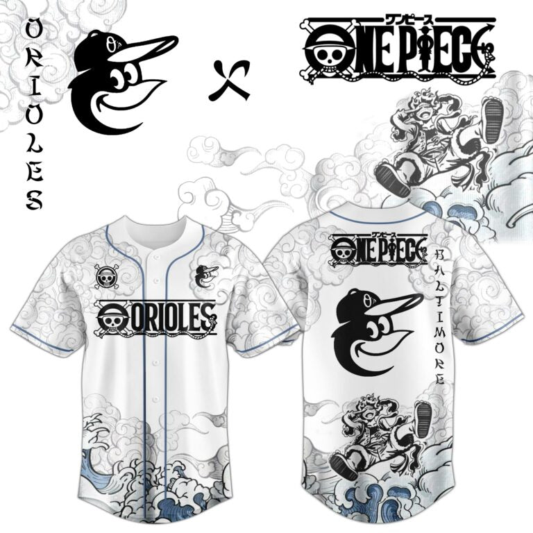 LIMITED EDITION - NEW CUSTOMIZED MLB25 BOS BALTIMORE ORIOLES x ONE PIECE BASEBALL JERSEY & CAP