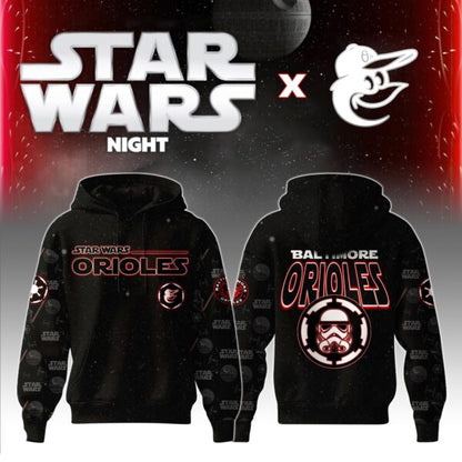 LIMITED EDITION - NEW CUSTOMIZED MLB25 BT ORIOLES x STAR WARS T-SHIRT, HOODIE, ZIP HOODIE