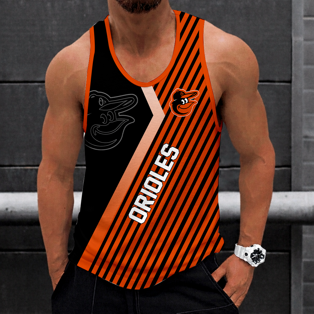 LIMITED EDITION - NEW CUSTOMIZED MLB25 BALTIMORE ORIOLES UNISEX TANK TOP